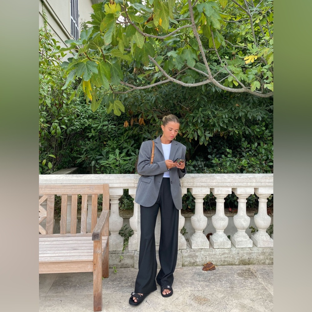 Gray Forever Blazer - Djerf Avenue XS